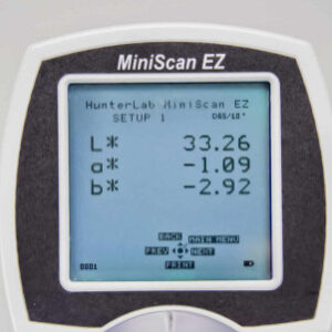 หน้าจอเครื่องวัดสี MiniScan EZ