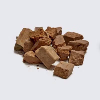 ตัวอย่าง Rubber Hosing ก่อนบดด้วยเครื่องบดตัวอย่าง FRITSCH