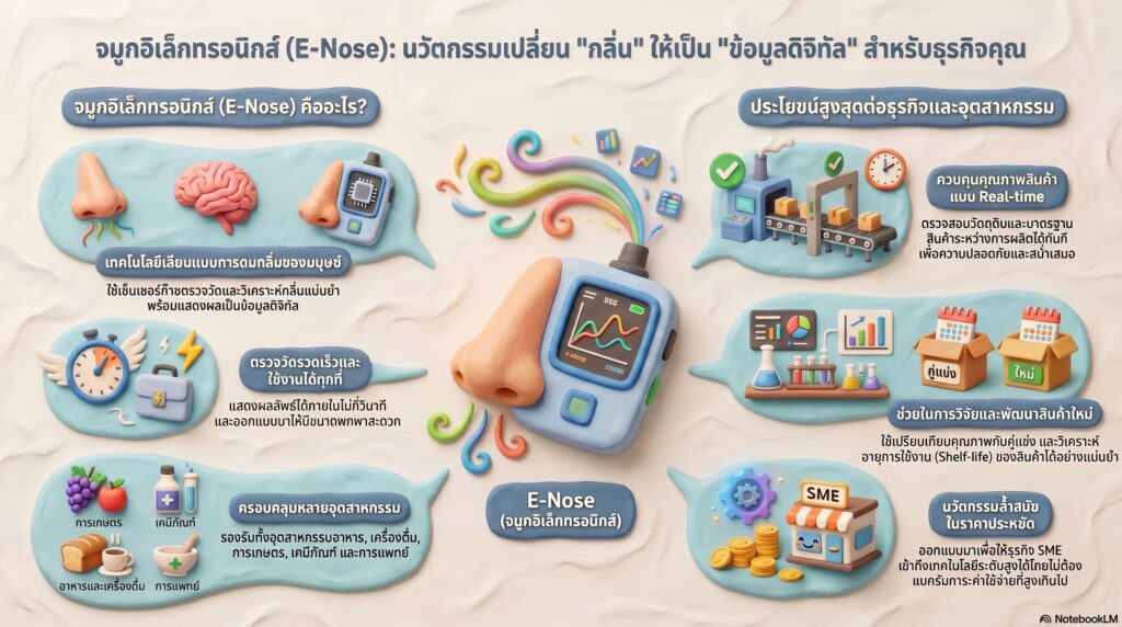 electronis nose จมูกอิเล็กทรอนิกส์แบบพกพา
