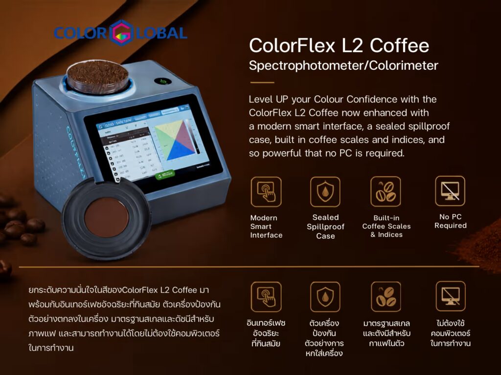 เครื่องวัดสี HunterLab รุ่น ColorFlex L2 Coffee